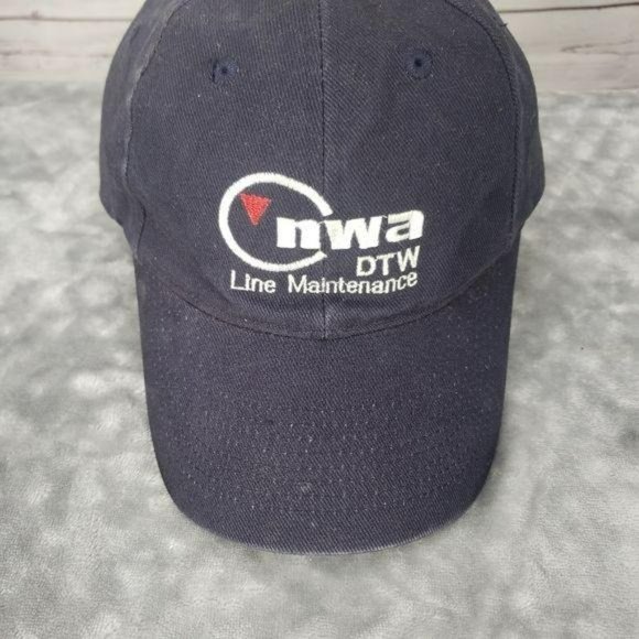 Toppers NWA DTW Line Maintenance Hook And Loop Cap - Picture 3 of 12